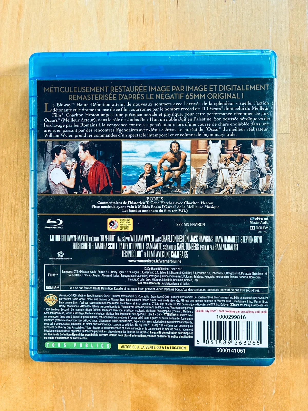 Blu-ray Ben Hur Charlton Heston 50th anniversary edition. – photo 3